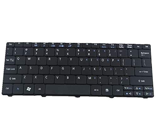 Wistar Laptop Keyboard Compatible for Acer Aspire one D255 532H ZE6 PAV70 NAV50 D260 EM350 PK130D32B18